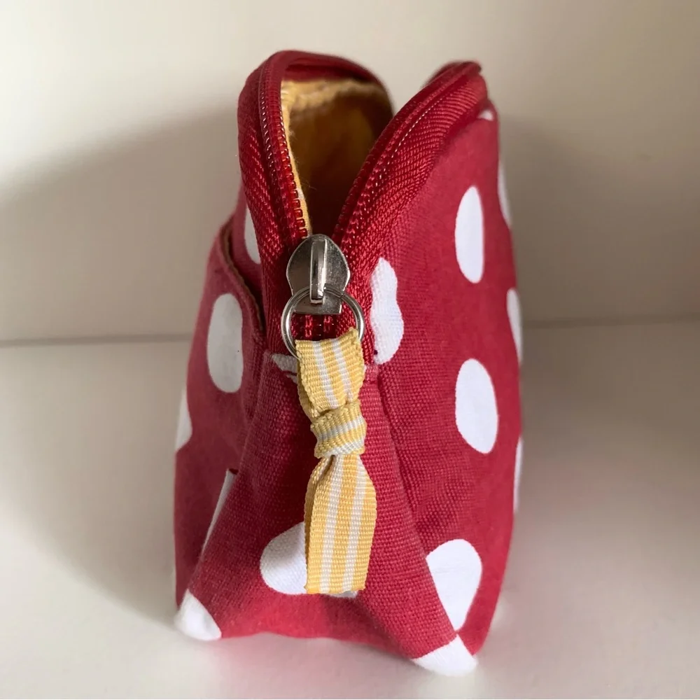 Vintage Burt’s bees Red Polka Dot zippy pouch